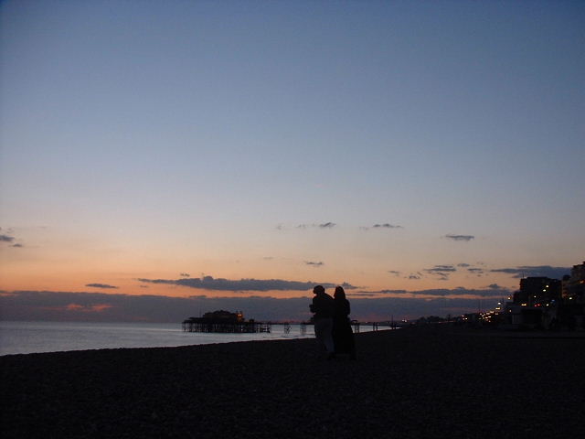 [beach at sunset 4]